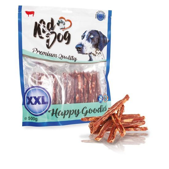 KidDog hovězí steak v proužku 500 g