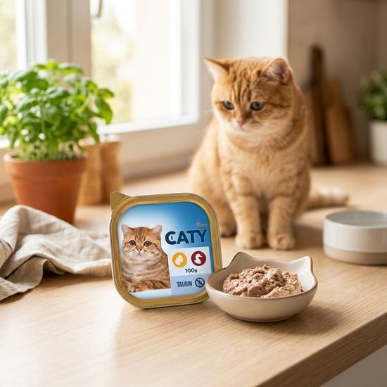 Caty paštika pro kočky kuřecí & kachní 100g