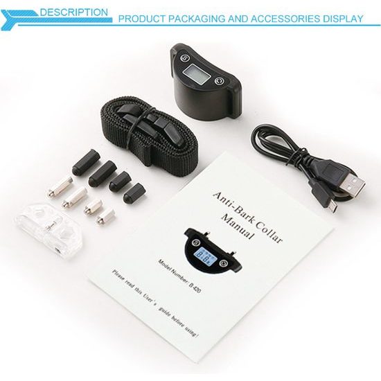 Patpet Protištěkací obojek B420