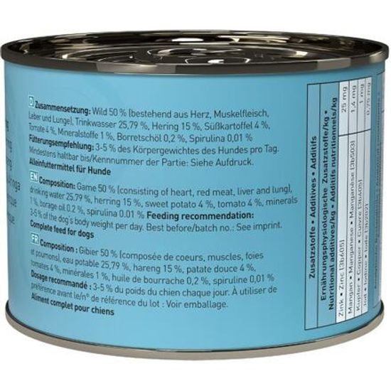 Dogz finefood Konzerva No.12 se zvěřinou a sledím masem 200 g