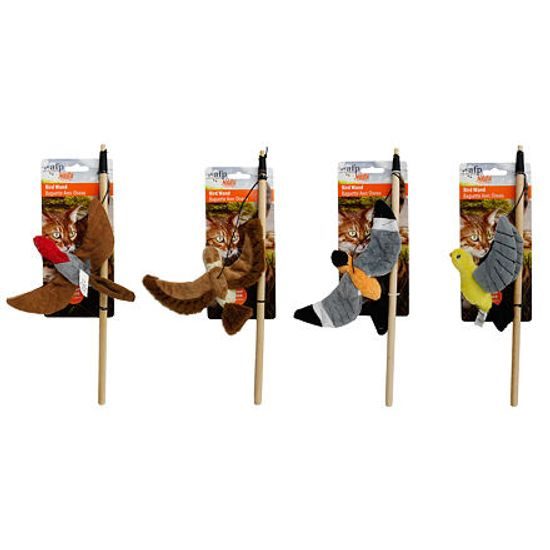 AFP Dřevěná vábnička AFP Natural Instincts s ptáčkem se šantou