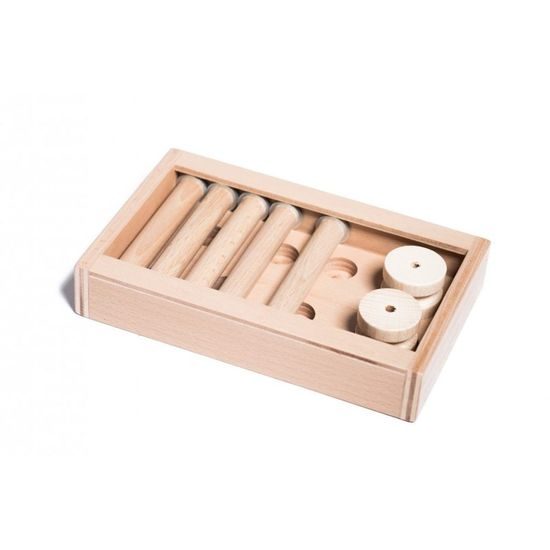 My Intelligent Pets Dřevěný hlavolam Playground- Modul 2J (pouze deska bez kloboučků a válečků)