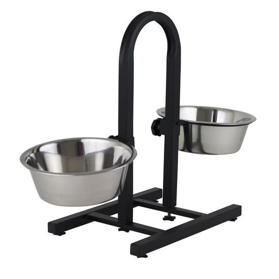 Akinu Stojan na misky "U" 2 x 3 l stavitelný černý