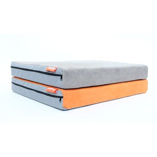 Matrace Aminela 80x60x10cm Half and Half šedá/šedá