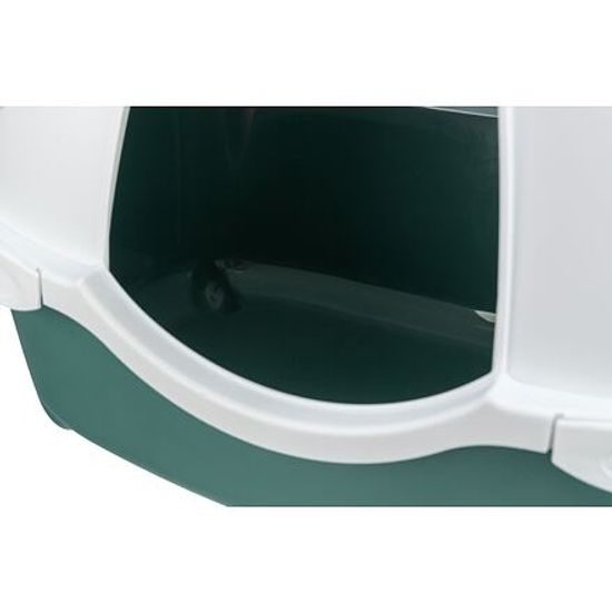 Trixie Toaleta pro kočky DAVIO TOP 56x39x39cm zelená/bílá