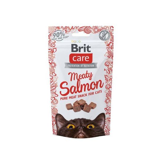 Brit Care Cat Masitý Pamlsek s Lososem 50g