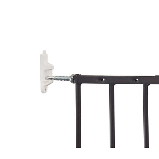 DogSpace Charlie extra vysoká prodlužovací brána 62-107cm šroubovací kovová černá
