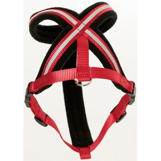Halti Postroj nylon Comfy červeno/černý