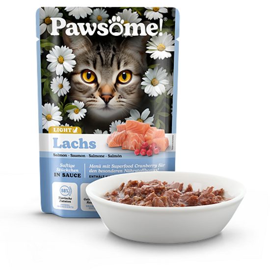 Pawsome! Adult light s lososem 85 g