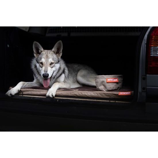 Aminela Matrace 100x100x5cm Travel hnědá/béžová