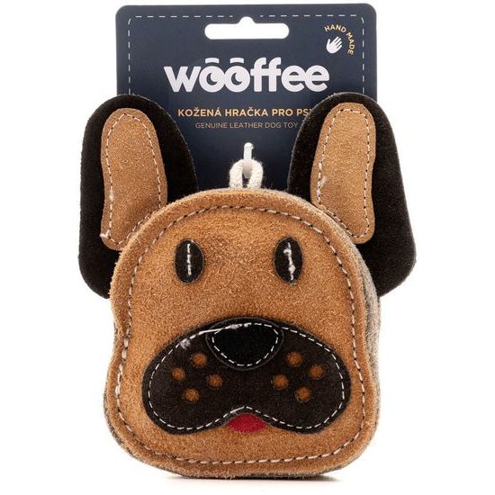 Wooffee kožená hračka Buldoček