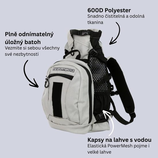 K9 sports sack Plus 2 batoh pro psa do 18 kg