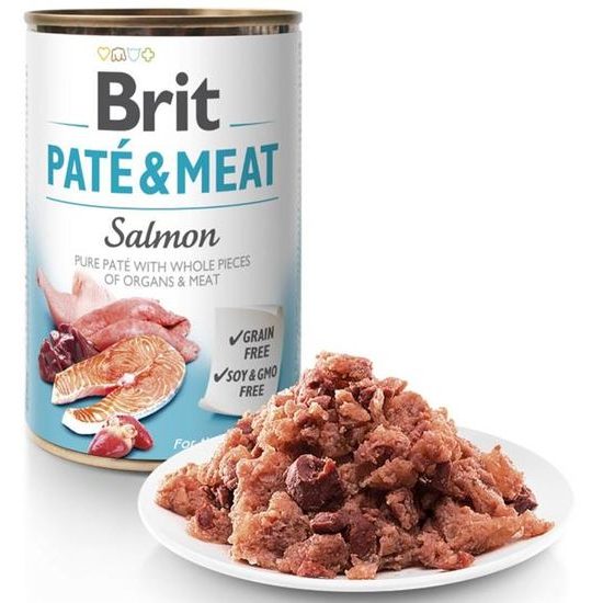 Brit Paté & Meat konzerva Salmon 400 g