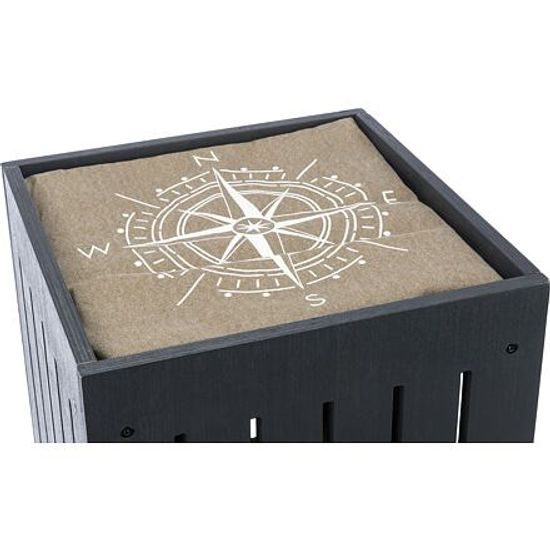 Trixie BE NORDIC škrabadlo FREIA 123cm 2xkukaň hammock antracit/písek