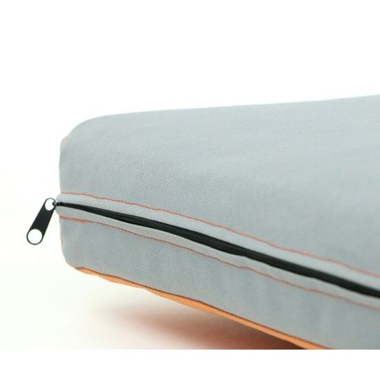 Matrace Aminela 120x80x10cm Half and Half šedá/oranžová