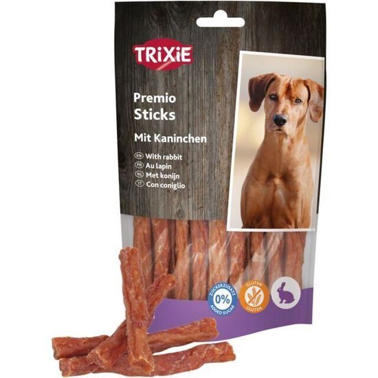 Trixie Premio RABBIT STICKS tyčinky s králíkem 100 g