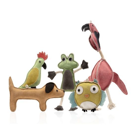 Wooffee kožená hračka Dinosaurus