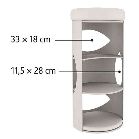 Trixie Škrábací válec pro kočky TOWER GRACIA béžový 38cm/85cm