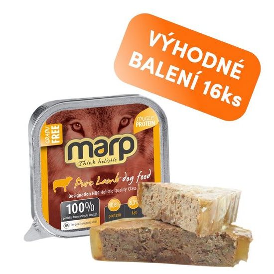 Marp Lamb vanička pro psy s jehněčím 16x100g