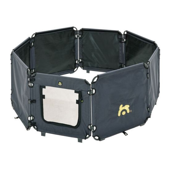 Maelson ohrádka pro štěňata antracitová 63 x 88 cm