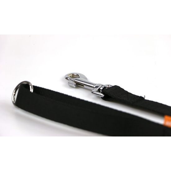 Aminela popruhové vodítko 25mm/140cm černé