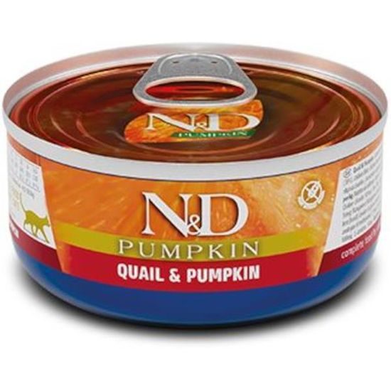N&D PUMPKIN Cat konzerva Quail & Pumpkin 70 g