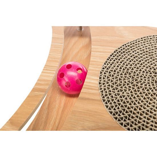 Trixie Škrábadlo v dřevěném rámu s hračkami 35x 4x 35cm