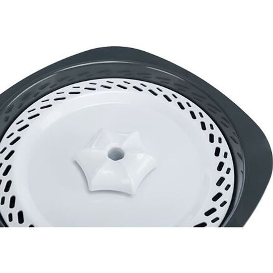 Trixie Pítko/fontánka FLOWER 2l/18,5x 13x18,5cm plast bílá/šedá