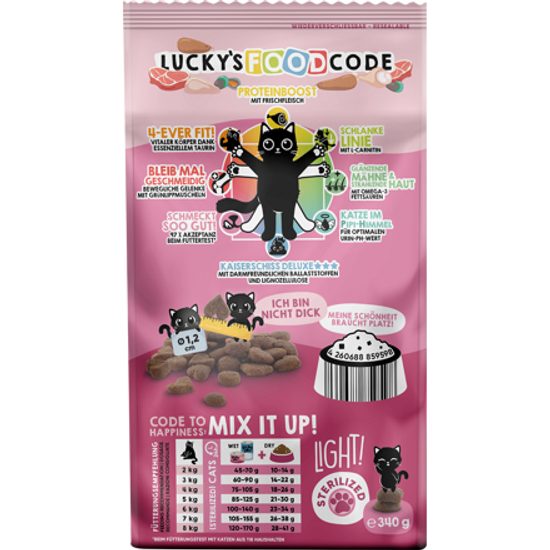 Lucky Lou Light Geflügel & Lamm s jehněčím 340 g