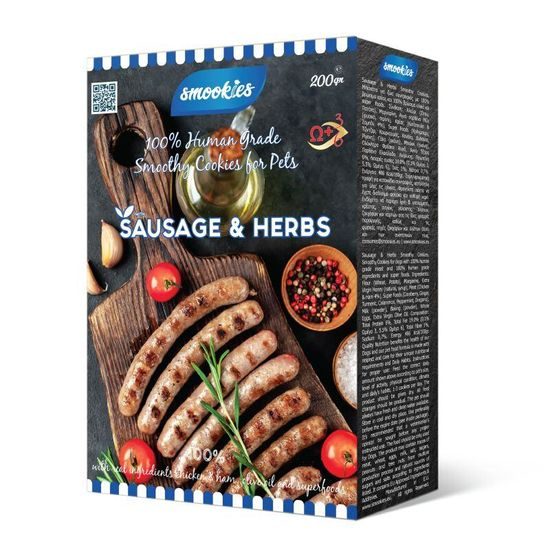 Smookies Premium SAUSAGE klobáskové sušenky 100% human grade 200g