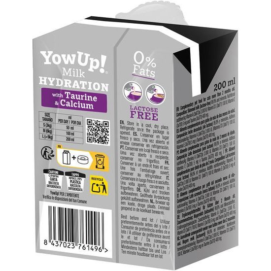 Dairy pet Yow Up! YOWUP Milk Hydratation Cats mléko pro kočky 200 ml