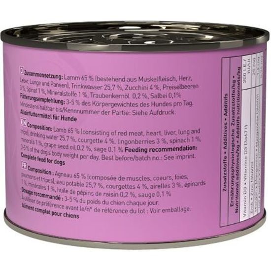 Dogz finefood Konzerva No.10 s jehněčím masem 200 g