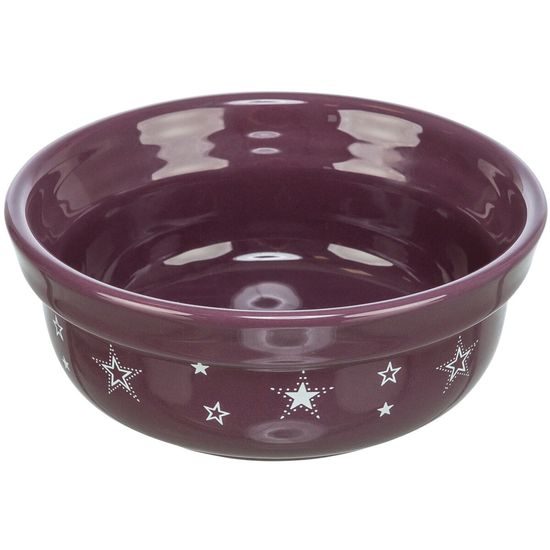 TRIXIE Xmas Bowl vánoční keramická miska zelená/bordó