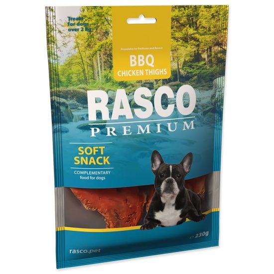 Rasco Premium Pochoutka BBQ Kuřecí stehna 230g