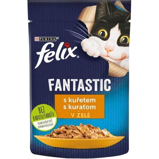 Felix Cat kapsička Fantastic Kuře v želé 85 g