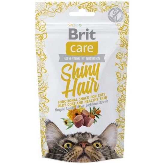 Brit Care Cat Snack Shiny Hair 50 g