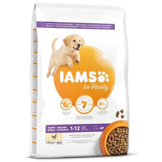 IAMS Krmivo Dog Puppy Large Chicken 12kg