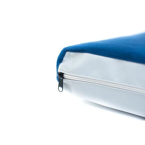 Matrace Aminela 120x80x10cm Half and Half modrá/světle šedá