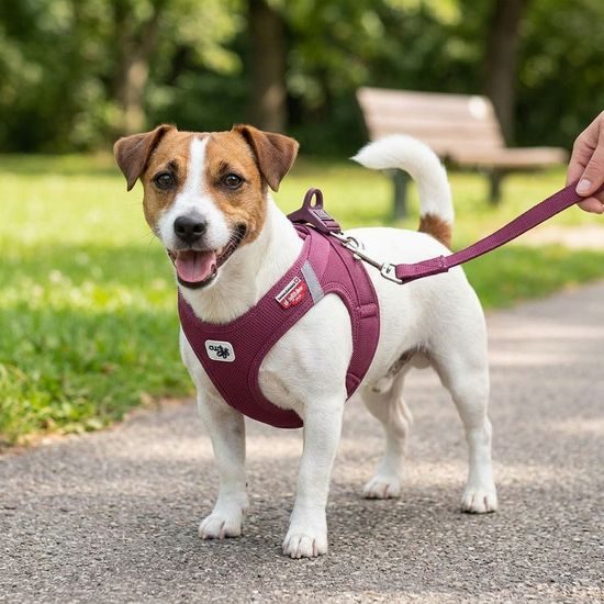 CURLI Postroj pro psy se sponou Air-Mesh Ruby 2XS, 2-4 kg CURLI Postroj pro psy se sponou Air-Mesh Ruby S, 4-7 kg