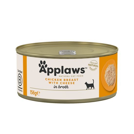 Applaws konzerva Cat Kuřecí prsa se sýrem