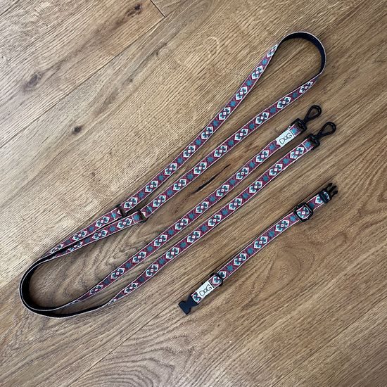 FUNKY DOG Tenký psí obojek 1,5 cm – 100% bavlna