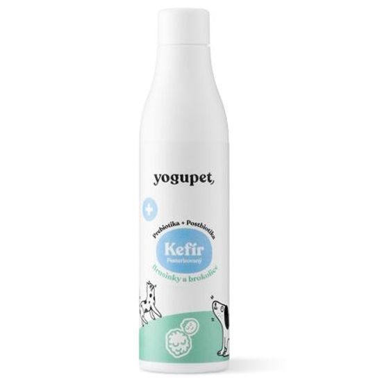 Yogupet Kefír pro psy a kočky s laktobacily s brusinkami a brokolicí