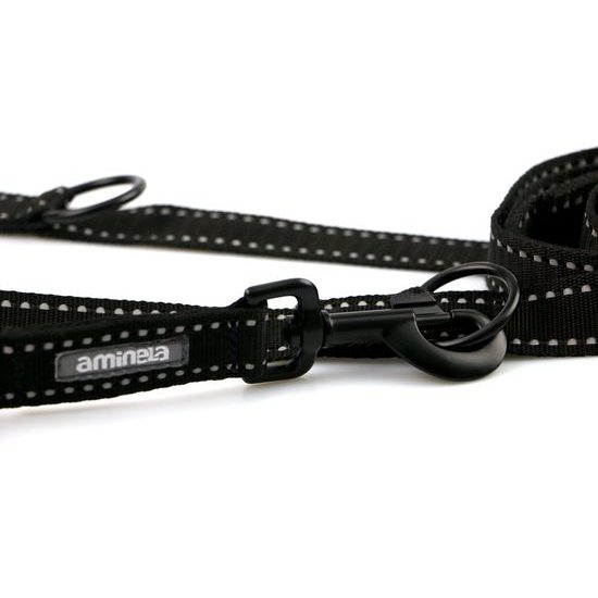 Aminela přepínací vodítko Sport & City pro malá plemena 16mm/220cm černá