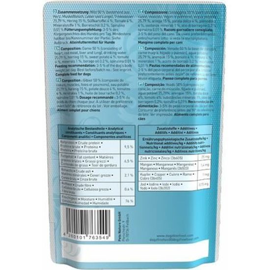 Dogz finefood Kaps. DF No.12 - se zvěřinou a sledím masem 100 g