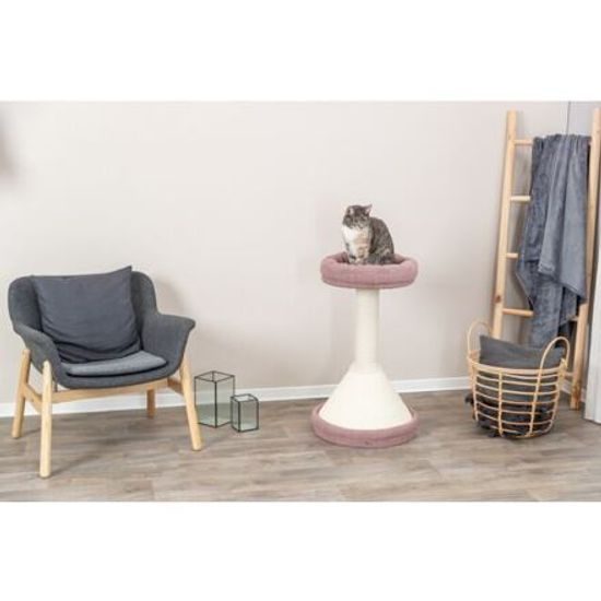 Trixie Škrabadlo VIVIANA 80cm kuželová základna lůžko antická růžová