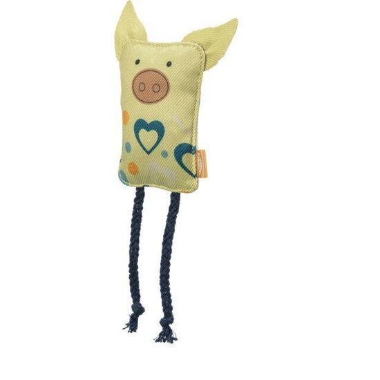 Trixie Hrací polštářek se zvířecím obličejem šustící 10 cm polyester