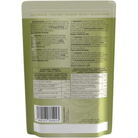 Catz finefood Kapsička CF No.5 s lososem a drůbežím masem 85 g