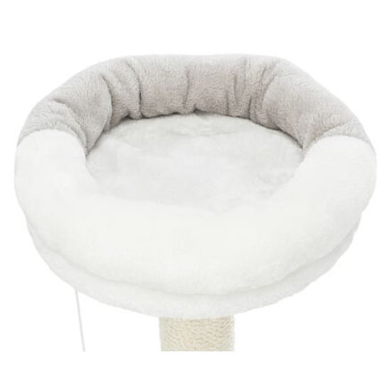 Trixie Škrábadlo jednopatrové kulaté NURIA 71cm bílo/šedé