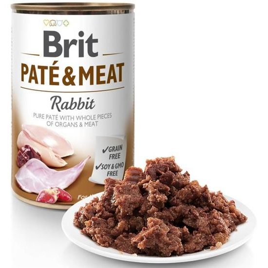 Brit Paté & Meat konzerva Rabbit 400 g