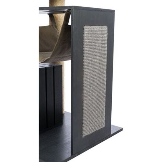 Trixie BE NORDIC škrabadlo FREIA 123cm 2xkukaň hammock antracit/písek